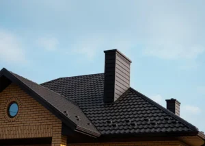 House-with-tile-roof-close-up